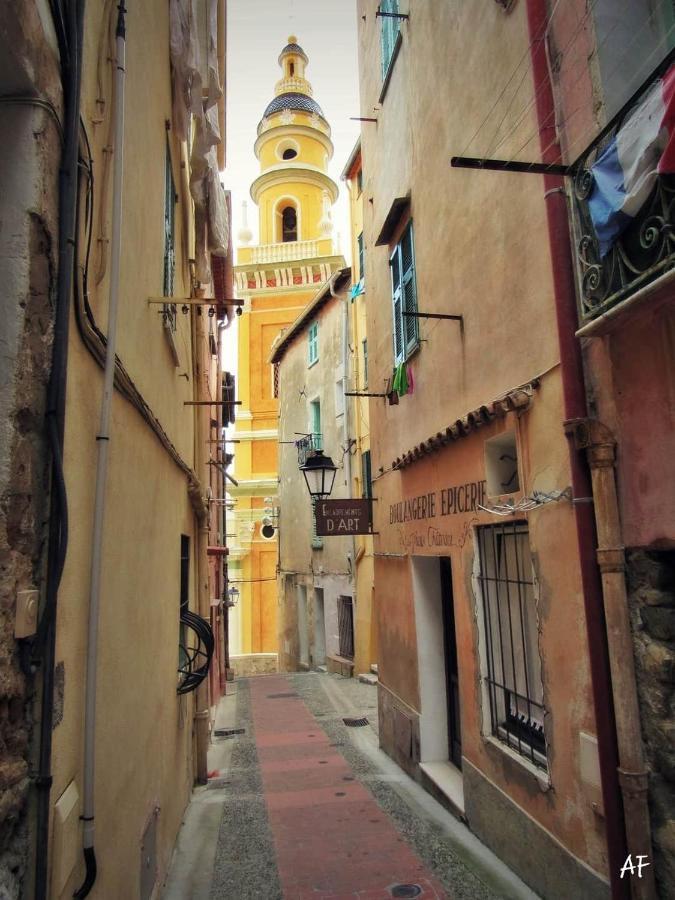 Ferienwohnung Les Violettes Menton Exterior foto